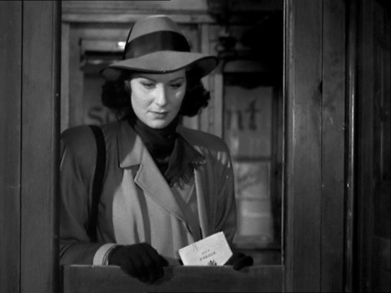 Alida Valli as Anna Schmidt in The Third Man (1949) .