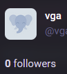 vga - 0 followers.