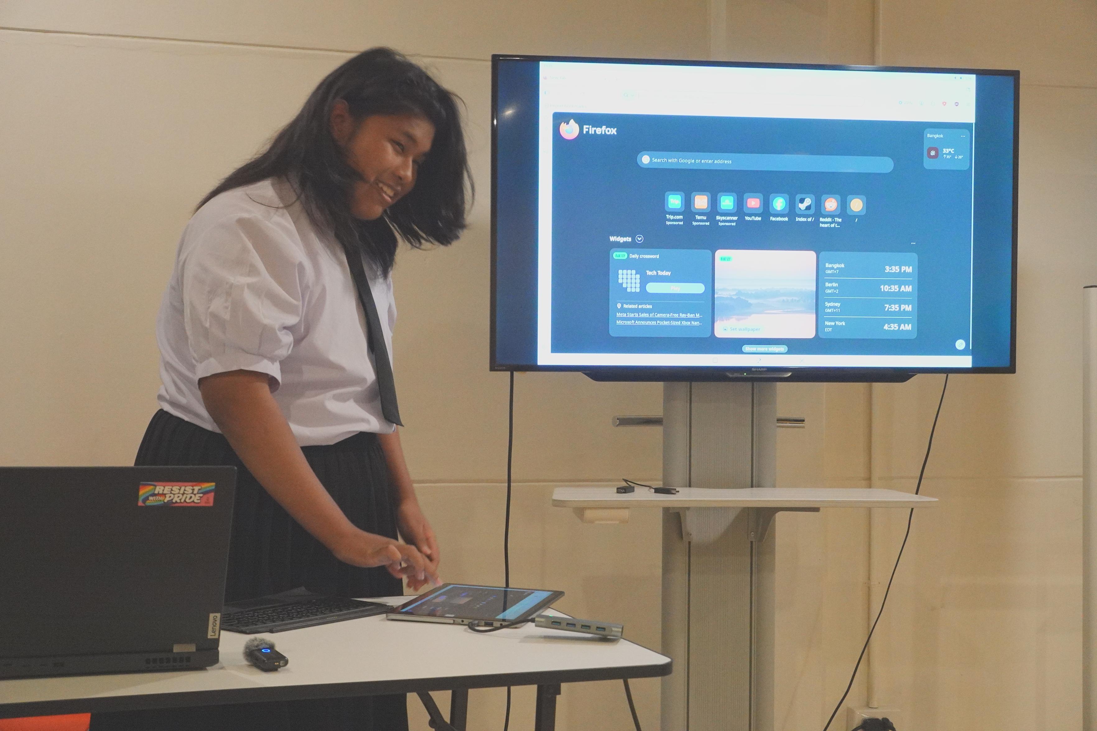 touchscreen demo